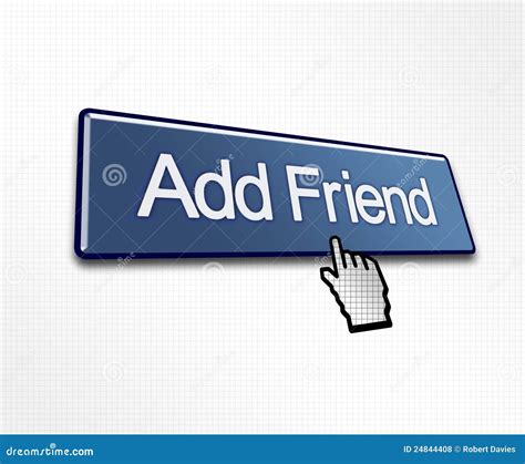 Clicked Add Friend Button Stock Illustration Illustration Of Click