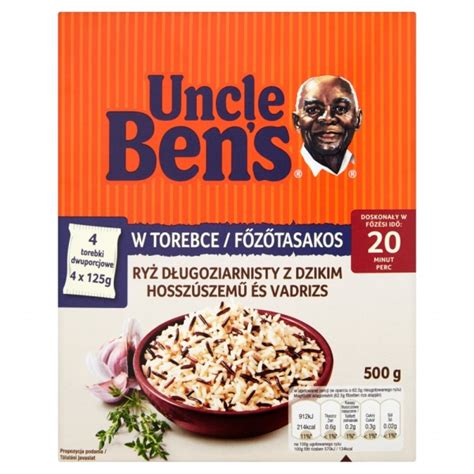 Ryż Uncle Bens długoziarnisty z dzikim 1 szt 0 500 kg Mars Spar