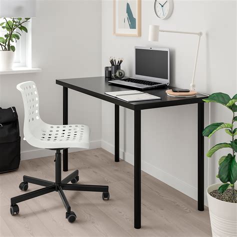 SKÅLBERG/SPORREN swivel chair, white/black | IKEA Indonesia