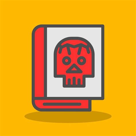 book dead vector icon design  vector art  vecteezy