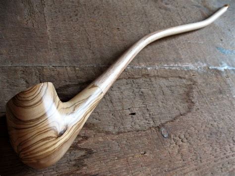 Churchwarden Pipe Olive Wood Beech Wood Psychedelic Smoking Pipes