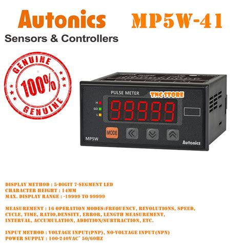 Autonics High Performance Digital Pulse Meter MP5W 41 PULSE METER MP5W