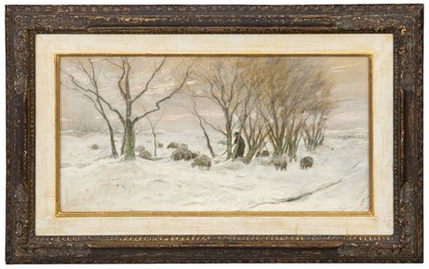 Anton Mauve Watercolours And Drawings For Sale Shepherd And Sheep