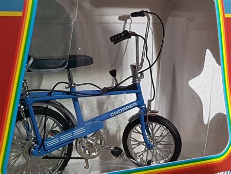 Raleigh Chopper Mk 1 The Hot One Diecast Model Horizon Blue Colour