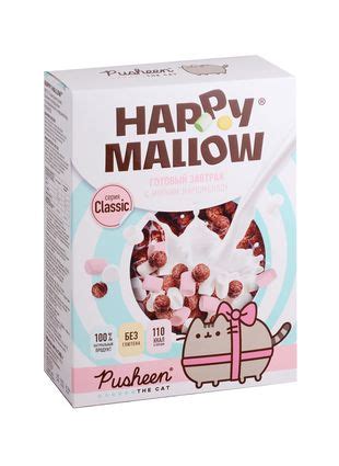 Pusheen сухой завтрак с мягким маршмеллоу, 240г «Читай-город»