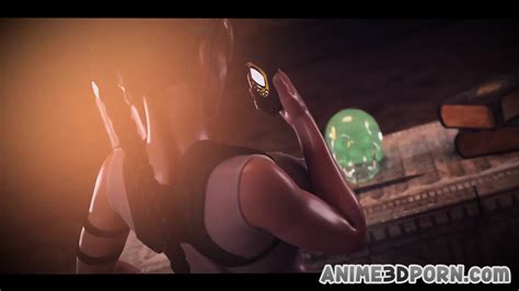 Ambush Of Lara Croft Turns Out Into A Threesome Sex