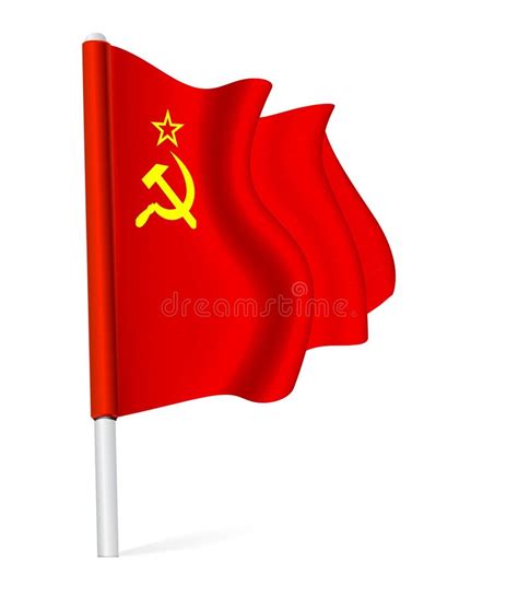 Flag Of The Ussr Stock Vector Illustration Of Sign Patriot 32968980