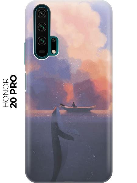 Силиконовый чехол Кит и облака на Honor 20 Pro / Хонор 20 Про - купить ...