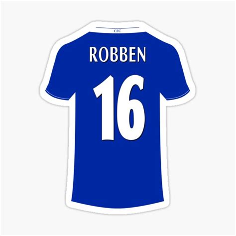 "Arjen Robben - Chelsea 04" Sticker for Sale by OnTargetSports | Redbubble