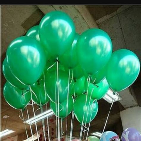 jual balon metalic hijau shopee indonesia