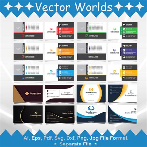 Business Card Svg Vector Design Masterbundles