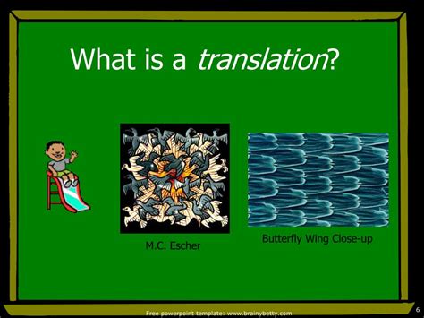 Ppt Transformations Translations Reflections And Rotations Also Known As Slides Flips