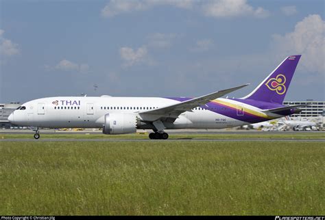 HS TQC Thai Airways Boeing 787 8 Dreamliner Photo By Christian Jilg