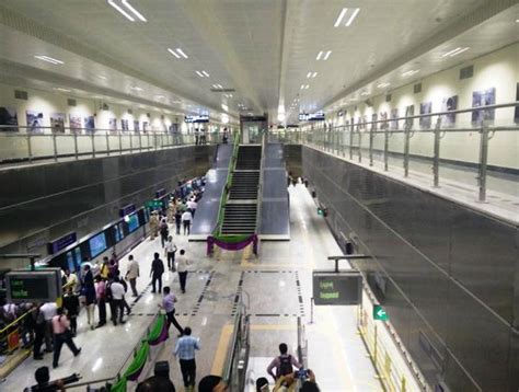 Pics Bangalore Metros Ew Underground Section Inaugurated The Metro