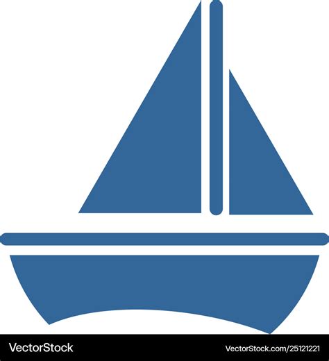 Sailing Ship Boat Logo Royalty Free Vector Image