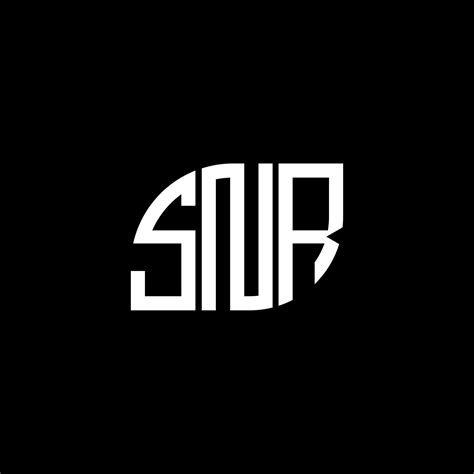 SNR letter logo design on black background. SNR creative initials ...