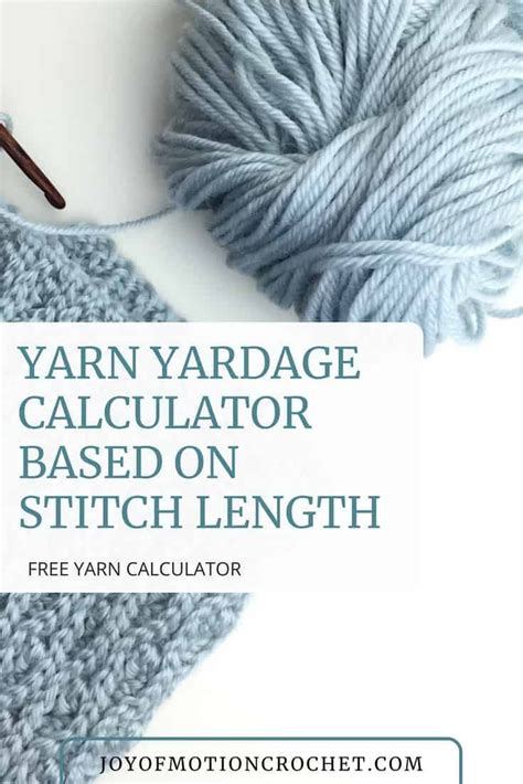 Yarn Yardage Calculator For Knitters And Crocheters Crochet For