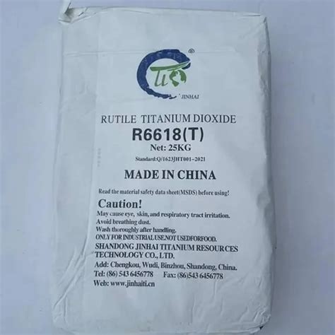 Factory Price Jinhai Titanium Dioxide High Covering Power Rutile R 6618