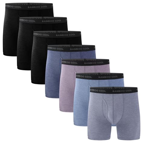 Bamboo Cool Mens Underwear Boxer Briefs Soft Comfortable Bamboo