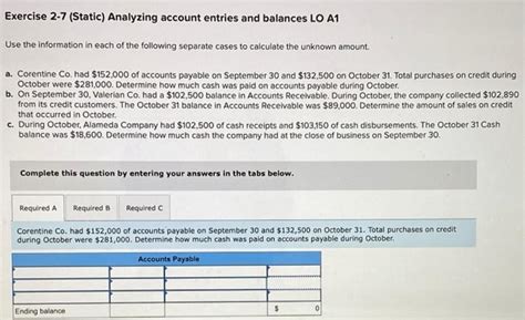 Solved Exercise 2 7 Static Analyzing Account Entries And