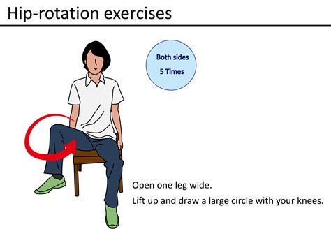 Iliopsoas Stretch_Chair | Physio Visuals: Illustrated Exercise