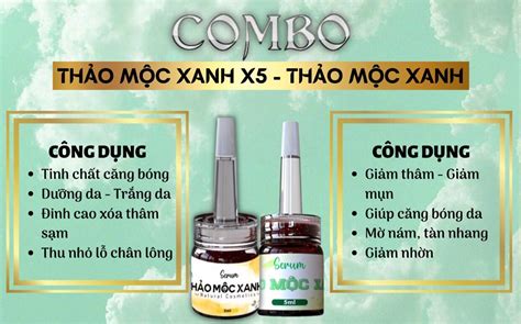 combo serum thao moc xanh lazadavn