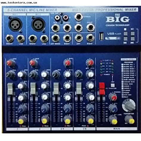 Микшерный пульт MIX6 - FX-USB