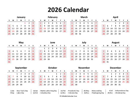 how to create a 2026 calendar in word