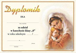 Dyplomy Pami Tki Obrazki E Religijne Pl Katolicki Sklep