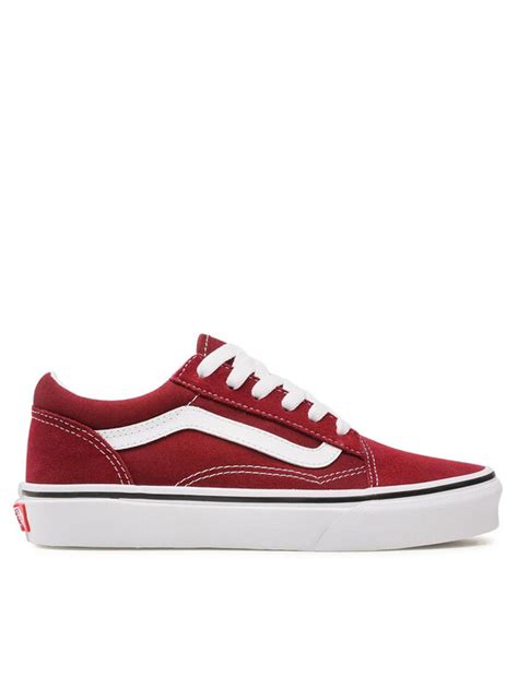 Vans Tenisówki Old Skool VN0A4UHZ9AK1 Bordowy Modivo pl