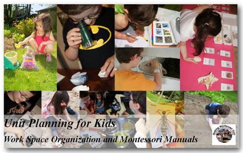 Making Montessori Ours Unit Planning For Kids Work Space