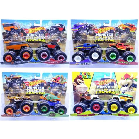 Hot Wheels Monster Trucks Demolitin Doubles Original Mattel Hotwheels Monster Truck Contents