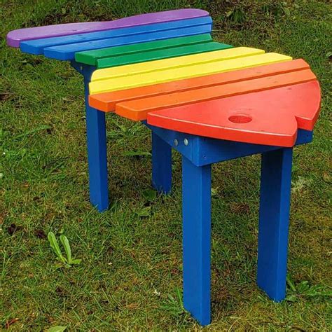 rainbow fish coffee table  cedar island post cap