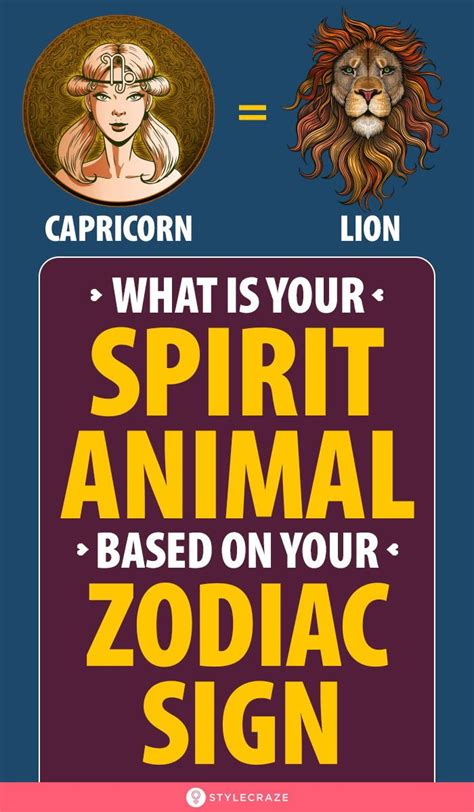 What Is Your Spirit Animal Based On Your Zodiac Sign Artofit