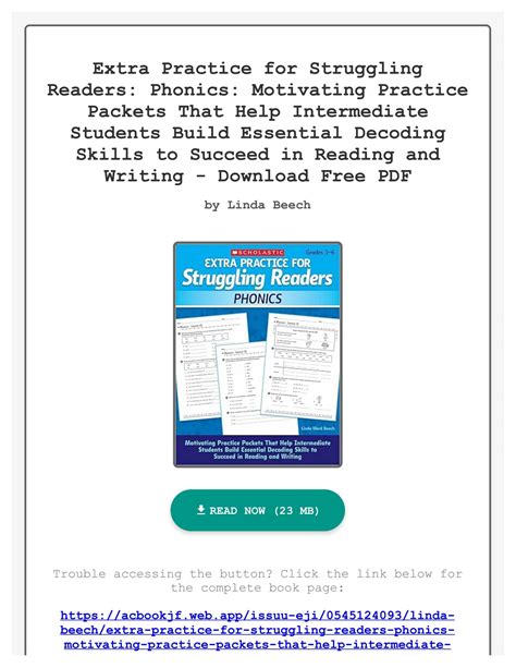 Decodable Books Extra Practice For Struggling Readers: Phonics