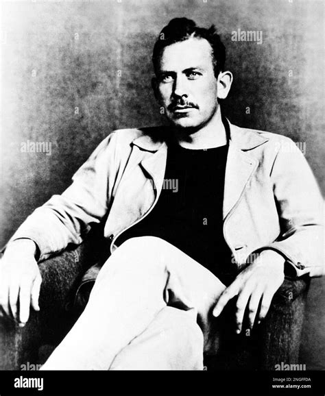 Author John Steinbeck - American author John Steinbeck, winner of the 1940 Pulitzer Prize for ...