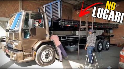 Colocando A Carroceria No Ford Cargo Youtube