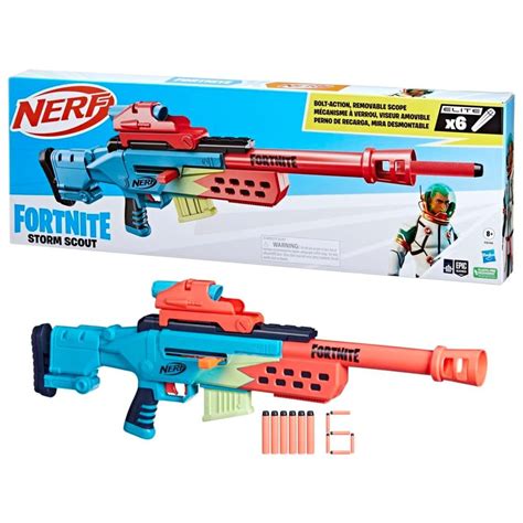 Ripley Lanzador Nerf Fortnite Storm Scout Con Mira Desmontable