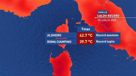 Meteo da giovedì 20 luglio lieve calo termico al Nord Clima ancora