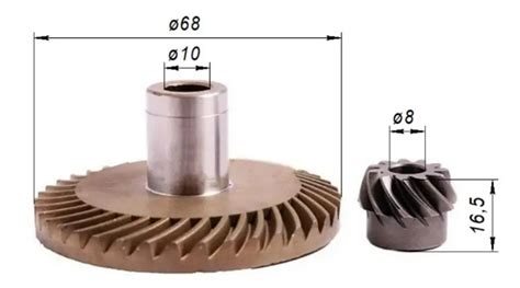 Металлическая шестерня на электропилу GRAND ПЦ-2800 (D=68 x z=39 ...