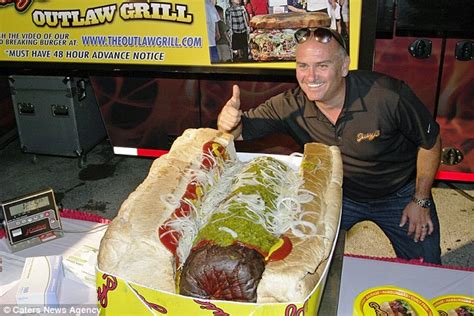 Top Dog Worlds Largest Hot Dog Weighs Whopping 1255 Pounds Daily