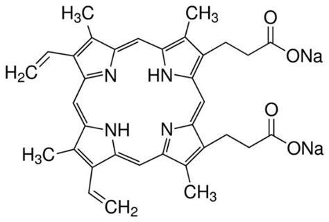 原卟啉IX二钠盐Protoporphyrin IX disodium salt PpIX 90 HPLC