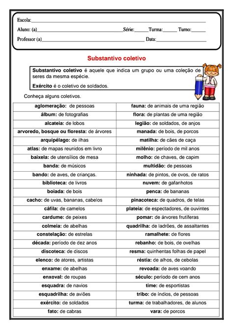 Lista De Coletivos Substantivos - 10