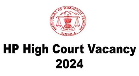 Hp High Court Vacancy For Posts Apply Online