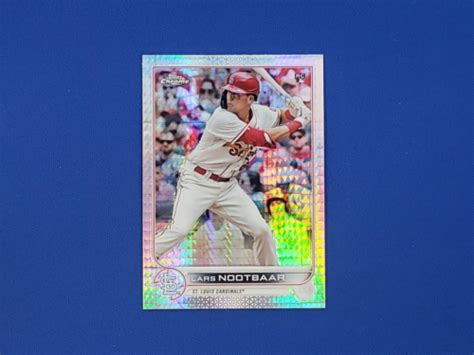 2022 Topps Chrome LARS NOOTBAAR Prism Refractor Rookie Card RC 19