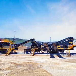 MCK 110 Portable Hard Stone Crushing And Screening Plant Turkey