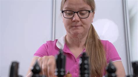 Blonde Woman Enjoys Brushing Teeth In Beige Bathroom Stock Video Video Of White Toothpaste