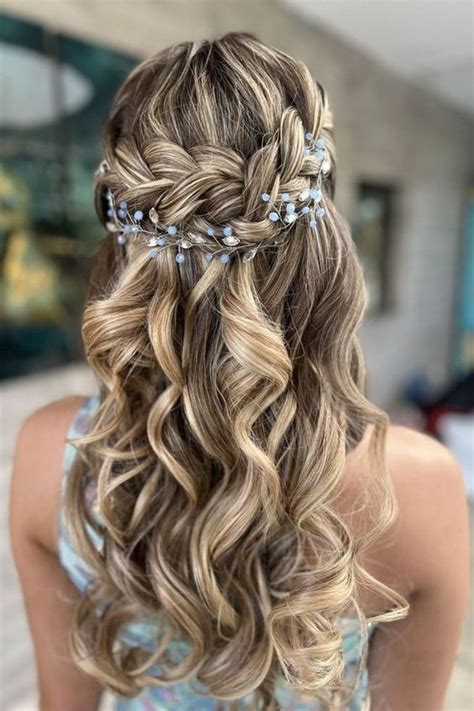 Impresionantes Peinados De Boda Civil Para Cabello Suelto ¡inspírate Sandialat