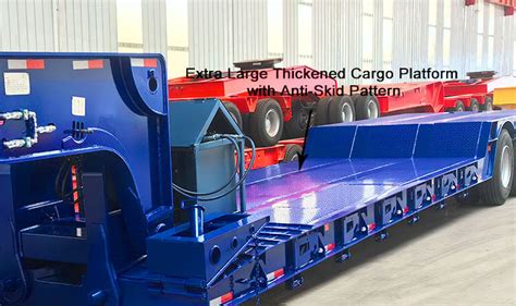 Lowboy Truck Trailer | Lowboy Tractor Trailer for Sale in Rwanda