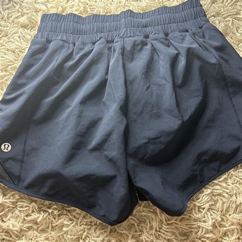 Lululemon Navy Hotty Hot Shorts Size These Depop